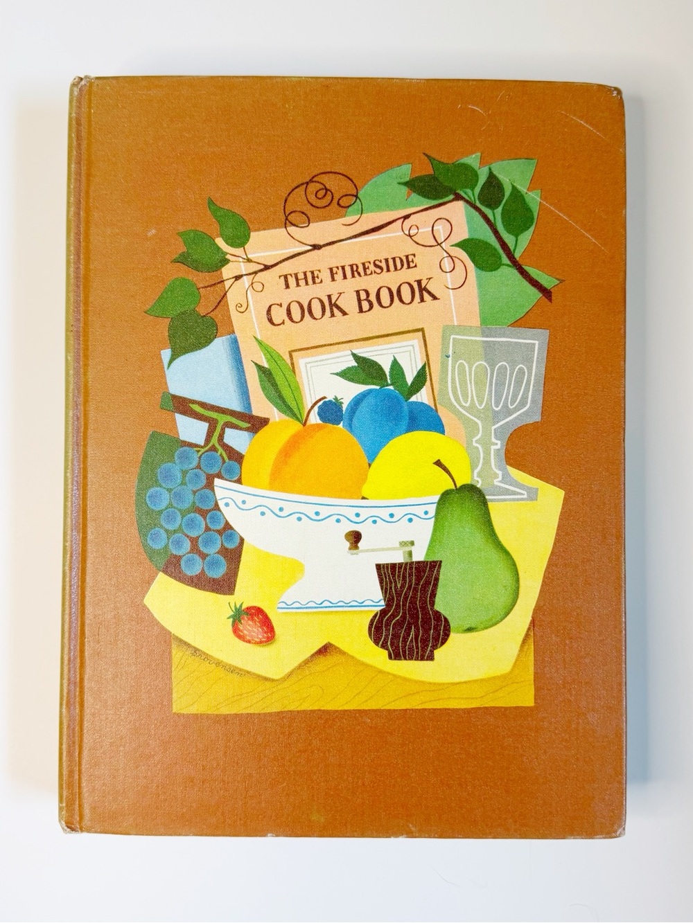 Vintage and rare The Fireside Cook Book hardcover 5th printing